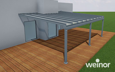 3D Planer für Ihr Terrassendach